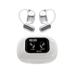 Alternative view of AI-Integrated OWS Bluetooth 5.4 Earbuds with LED Power Display | Open-Ear Sport Headphones | Private Mold Noise Reduction JM16 Wholesale