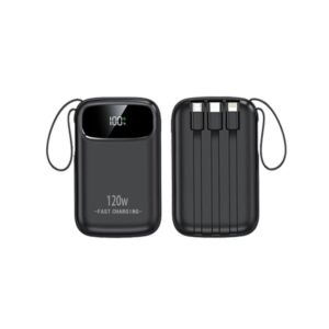 3C Certified Ultra-Slim Power Bank | 22.5W Super Fast Charging Portable Battery with Built-in Cable | Wholesale Slimline External Power Supply