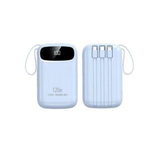 Alternative view of 3C Certified Ultra-Slim Power Bank | 22.5W Super Fast Charging Portable Battery with Built-in Cable | Wholesale Slimline External Power Supply