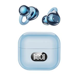 Alternative view of X62 Custom Mold Clip-on Bluetooth 6.0 Earbuds | AI Translation & Smart ANC | Digital Display Wireless Earphones | OEM Factory Supply