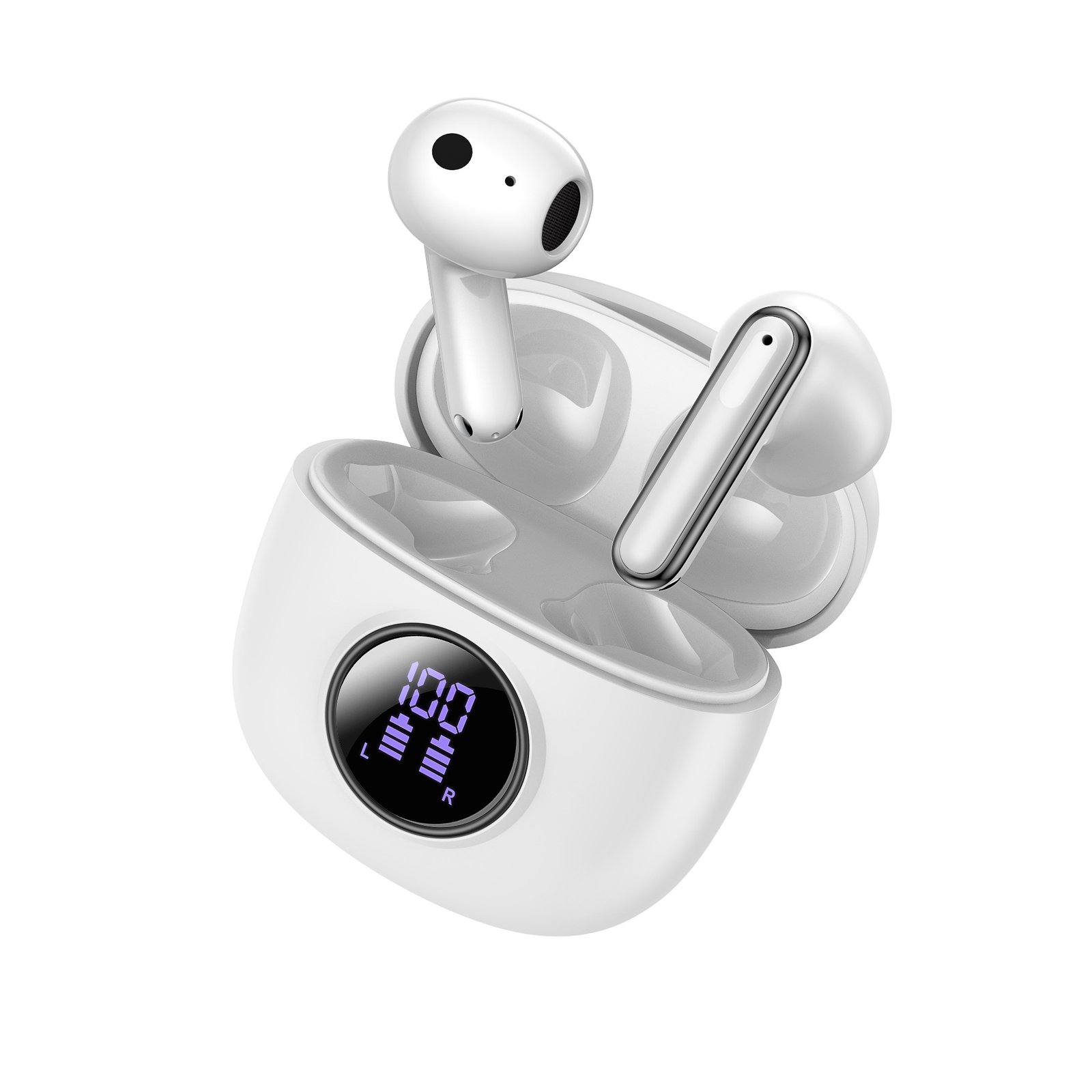 Wholesale Y20 Smart TWS Earbuds: Environmental Noise Cancellation (ENC) 5.4 Wireless Headphones, LED Display Binaural Stereo for Global Distributers - Image 2